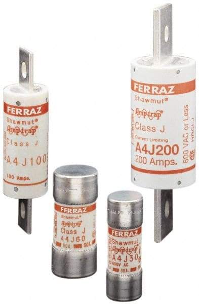 Ferraz Shawmut - 300 VDC, 600 VAC, 125 Amp, Fast-Acting General Purpose Fuse - Clip Mount, 5-3/4" OAL, 100 at DC, 200 at AC kA Rating, 1-5/8" Diam - Caliber Tooling