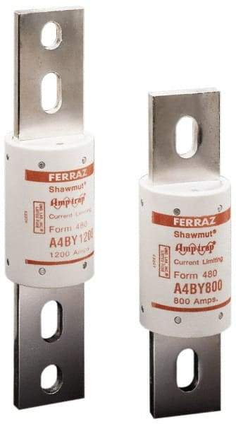 Ferraz Shawmut - 300 VDC, 600 VAC, 800 Amp, Time Delay General Purpose Fuse - Bolt-on Mount, 10-3/4" OAL, 100 at DC, 200 at AC kA Rating, 2-1/2" Diam - Caliber Tooling