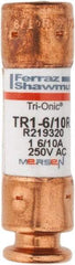 Ferraz Shawmut - 250 VAC/VDC, 1.6 Amp, Time Delay General Purpose Fuse - Clip Mount, 50.8mm OAL, 20 at DC, 200 at AC kA Rating, 9/16" Diam - Caliber Tooling