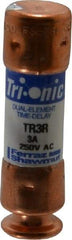 Ferraz Shawmut - 160 VDC, 250 VAC, 3 Amp, Time Delay General Purpose Fuse - Clip Mount, 50.8mm OAL, 20 at DC, 200 at AC kA Rating, 9/16" Diam - Caliber Tooling