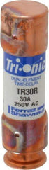 Ferraz Shawmut - 160 VDC, 250 VAC, 30 Amp, Time Delay General Purpose Fuse - Clip Mount, 50.8mm OAL, 20 at DC, 200 at AC kA Rating, 9/16" Diam - Caliber Tooling