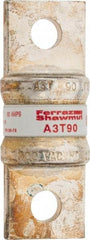 Ferraz Shawmut - 160 VDC, 300 VAC, 90 Amp, Fast-Acting General Purpose Fuse - Bolt-on Mount, 2-5/32" OAL, 200 at AC, 50 at DC kA Rating, 13/16" Diam - Caliber Tooling