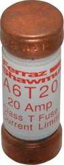 Ferraz Shawmut - 300 VDC, 600 VAC, 20 Amp, Fast-Acting General Purpose Fuse - Clip Mount, 1-1/2" OAL, 100 at DC, 200 at AC kA Rating, 9/16" Diam - Caliber Tooling