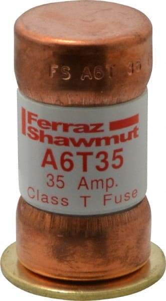 Ferraz Shawmut - 300 VDC, 600 VAC, 35 Amp, Fast-Acting General Purpose Fuse - Clip Mount, 1-9/16" OAL, 100 at DC, 200 at AC kA Rating, 13/16" Diam - Caliber Tooling