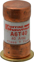 Ferraz Shawmut - 300 VDC, 600 VAC, 40 Amp, Fast-Acting General Purpose Fuse - Clip Mount, 1-9/16" OAL, 100 at DC, 200 at AC kA Rating, 13/16" Diam - Caliber Tooling