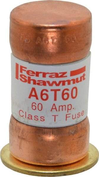 Ferraz Shawmut - 300 VDC, 600 VAC, 60 Amp, Fast-Acting General Purpose Fuse - Clip Mount, 1-9/16" OAL, 100 at DC, 200 at AC kA Rating, 13/16" Diam - Caliber Tooling