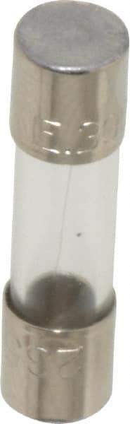 Ferraz Shawmut - 250 VAC, 0.3 Amp, Fast-Acting Miniature Glass Fuse - Clip Mount, 20mm OAL, 5mm Diam - Caliber Tooling