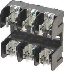 Ferraz Shawmut - 3 Pole, 250 VAC/VDC, 30 Amp, Screw Mount Fuse Block - 3 Inch Long x 3 Inch Wide x 1.38 Inch High Block - Caliber Tooling