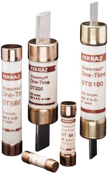 Ferraz Shawmut - 250 VAC/VDC, 90 Amp, Fast-Acting General Purpose Fuse - Clip Mount, 5-7/8" OAL, 20 at DC, 50 at AC kA Rating, 1-1/16" Diam - Caliber Tooling