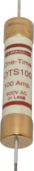 Ferraz Shawmut - 300 VDC, 600 VAC, 100 Amp, Fast-Acting General Purpose Fuse - Clip Mount, 7-7/8" OAL, 20 at DC, 50 at AC kA Rating, 1-5/16" Diam - Caliber Tooling