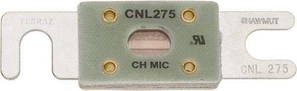 Ferraz Shawmut - 275 Amp Visible Link Flat Forklift & Truck Fuse - 32VAC, 32VDC, 3.18" Long x 0.75" Wide, Littelfuse CNL275, Bussman ANL275, Ferraz Shawmut CNL275 - Caliber Tooling