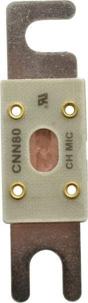 Ferraz Shawmut - 80 Amp Visible Link Flat Forklift & Truck Fuse - 125VAC, 48VDC, 3.18" Long x 0.75" Wide, Littelfuse CNN80, Bussman ANN80, Ferraz Shawmut CNN80 - Caliber Tooling