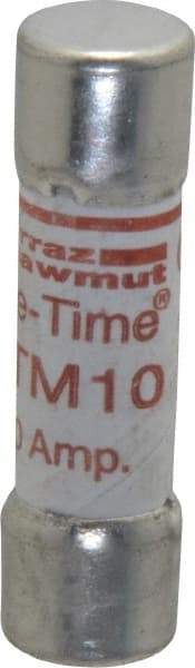 Ferraz Shawmut - 250 VAC, 10 Amp, Fast-Acting General Purpose Fuse - Clip Mount, 1-1/2" OAL, 10 at AC kA Rating, 13/32" Diam - Caliber Tooling