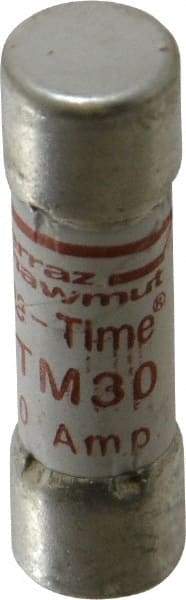 Ferraz Shawmut - 250 VAC, 30 Amp, Fast-Acting General Purpose Fuse - Clip Mount, 1-1/2" OAL, 10 at AC kA Rating, 13/32" Diam - Caliber Tooling