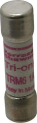 Ferraz Shawmut - 250 VAC, 6.25 Amp, Time Delay General Purpose Fuse - Clip Mount, 1-1/2" OAL, 10 at AC kA Rating, 13/32" Diam - Caliber Tooling