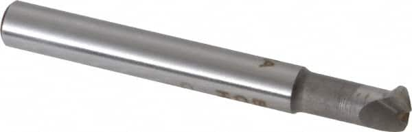 Made in USA - 11.1mm Min Bore Diam, 5/8" Max Bore Depth, 5/16 Shank Diam, Back Chamfer Boring Bar - Caliber Tooling