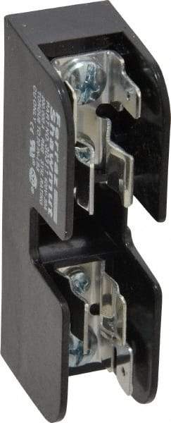 Ferraz Shawmut - 1 Pole, 10 to 14 AWG, 600 VAC/VDC, 30 Amp, DIN Rail Mount, Screw Mount Fuse Block - 13/32 Inch Diameter x 1-1/2 Inch Fuse Length, 3.04 Inch Long x 0.85 Inch Wide x 1.31 Inch High Block - Caliber Tooling