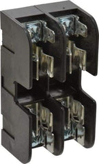 Ferraz Shawmut - 2 Pole, 10 to 14 AWG, 600 VAC/VDC, 30 Amp, DIN Rail Mount, Screw Mount Fuse Block - 13/32 Inch Diameter x 1-1/2 Inch Fuse Length, 3.04 Inch Long x 1.6 Inch Wide x 1.31 Inch High Block - Caliber Tooling