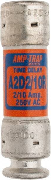 Ferraz Shawmut - 250 VAC/VDC, 0.2 Amp, Time Delay General Purpose Fuse - Clip Mount, 51mm OAL, 100 at DC, 200 at AC kA Rating, 9/16" Diam - Caliber Tooling