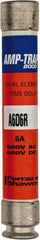 Ferraz Shawmut - 600 VAC/VDC, 6 Amp, Time Delay General Purpose Fuse - Clip Mount, 127mm OAL, 100 at DC, 200 at AC kA Rating, 13/16" Diam - Caliber Tooling