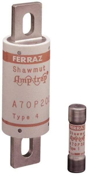 Ferraz Shawmut - 650 VDC, 700 VAC, 20 Amp, Fast-Acting Semiconductor/High Speed Fuse - Bolt-on Mount, 2-7/8" OAL, 100 at AC/DC kA Rating, 9/16" Diam - Caliber Tooling