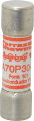 Ferraz Shawmut - 650 VDC, 700 VAC, 30 Amp, Fast-Acting Semiconductor/High Speed Fuse - Clip Mount, 50.8mm OAL, 100 at AC/DC kA Rating, 9/16" Diam - Caliber Tooling