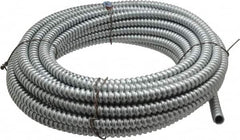 Made in USA - 3/8" Trade Size, 50' Long, Flexible Reduced Wall Flex Conduit - Steel, 3/8" ID - Caliber Tooling