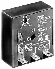 NCC - 5 Pin, Time Delay Relay - 1 at Resistive or Inductive Load Contact Amp, 120 VAC, On Board Trimpot - Caliber Tooling