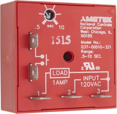 NCC - 5 Pin, Time Delay Relay - 1 at Resistive or Inductive Load Contact Amp, 120 VAC, On Board Trimpot - Caliber Tooling