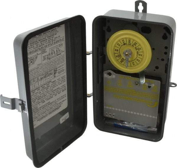 Intermatic - 24 hr Outdoor Analog Electromechanical Timer Switch - 1 to 12 On/Off, 125 VAC, 60 Hz, - Caliber Tooling