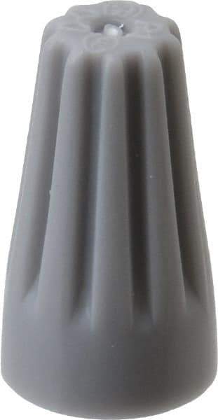 3M - 3, 22 to 2, 16 AWG, 300 Volt, Fire Resistant, Standard Twist on Wire Connector - Gray, 221°F - Caliber Tooling