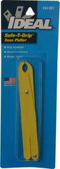 Ideal - 5 Inch Long, Glass Filled Polypropylene, Insulated Fuse Puller - For Use with 250 Volt 9/32 Inch to 1/2 Inch Diameter Fuses, Cartridge Fuses - Caliber Tooling