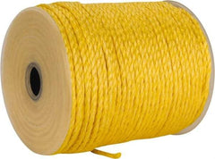 Ideal - 600 Ft. Long, 125 Lb. Load, Polypropylene Rope - 1/4 Inch Diameter, 1,125 Lb. Breaking Strength - Caliber Tooling