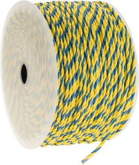 Ideal - 1,000 Ft. Long, 125 Lb. Load, Polypropylene Rope - 1/4 Inch Diameter, 1,125 Lb. Breaking Strength - Caliber Tooling