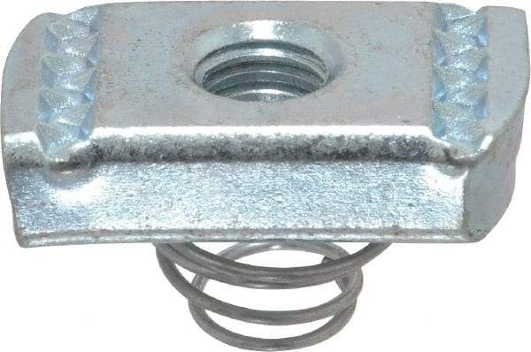 Thomas & Betts - Steel Short Spring Strut Nut - 3/8" Bolt, Used with Thomas & Betts Channel Type B Only - Caliber Tooling