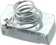 Thomas & Betts - Steel Short Spring Strut Nut - 1/2" Bolt, Used with Thomas & Betts Channel Type B Only - Caliber Tooling