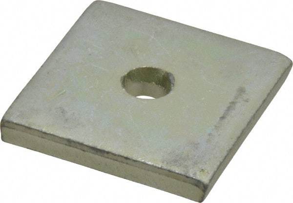 Thomas & Betts - Steel Square Strut Washer - 1/4" Bolt, Used with Thomas & Betts Channels & Strut - Caliber Tooling