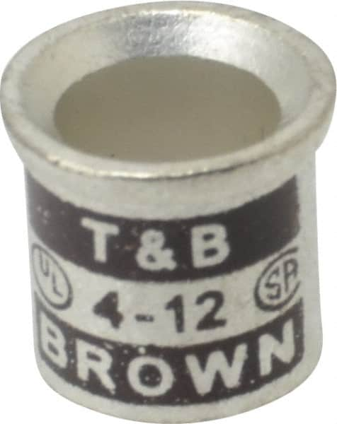 Thomas & Betts - (3) 8 to (1) 4 with (2) 10 AWG Bullet Connector - Brown Insulation - Caliber Tooling