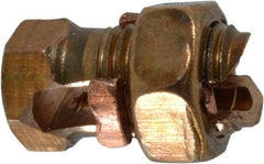 Thomas & Betts - 10 to 8 AWG, Copper Wire Compatible, Copper Alloy, Hex Split Bolt Connector - 25/32" OAL, 3/8" Head Width, 1/2" Base Width - Caliber Tooling