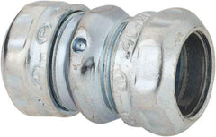 Thomas & Betts - 1/2" Trade, Steel Compression EMT Conduit Coupling - Noninsulated - Caliber Tooling