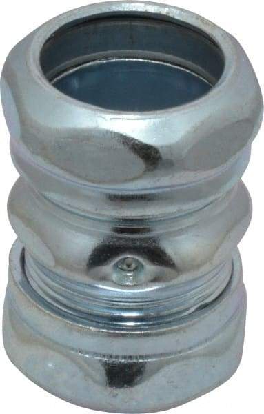 Thomas & Betts - 3/4" Trade, Steel Compression EMT Conduit Coupling - Noninsulated - Caliber Tooling