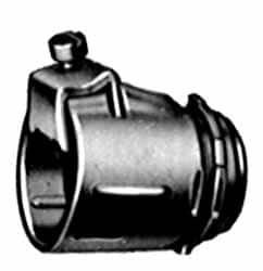 Thomas & Betts - 3-1/2" Trade, Malleable Iron Set Screw Straight FMC Conduit Connector - Insulated - Caliber Tooling