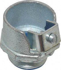 Thomas & Betts - 1-1/4" Trade, Malleable Iron Set Screw Straight FMC Conduit Connector - Insulated - Caliber Tooling