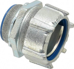 Thomas & Betts - 2" Trade, Steel Threaded Straight Liquidtight Conduit Connector - Insulated - Caliber Tooling