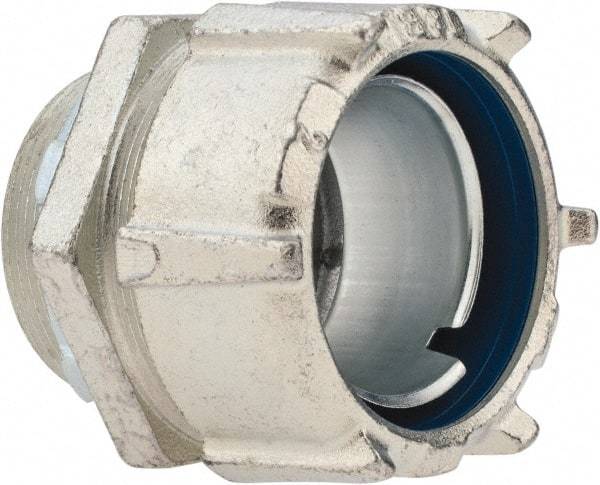 Thomas & Betts - 2" Trade, Steel Threaded Straight Liquidtight Conduit Connector - Noninsulated - Caliber Tooling