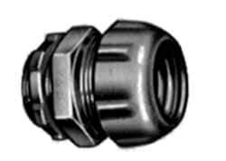 Thomas & Betts - 4" Trade, Malleable Iron Compression Straight Rigid/Intermediate (IMC) Conduit Connector - Noninsulated - Caliber Tooling