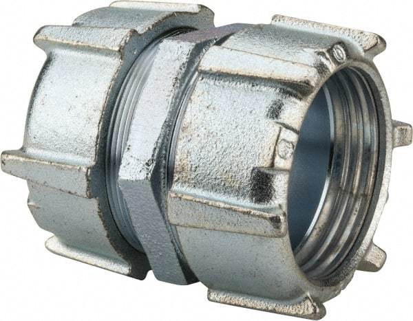 Thomas & Betts - 2" Trade, Malleable Iron Compression Rigid/Intermediate (IMC) Conduit Coupling - Noninsulated - Caliber Tooling