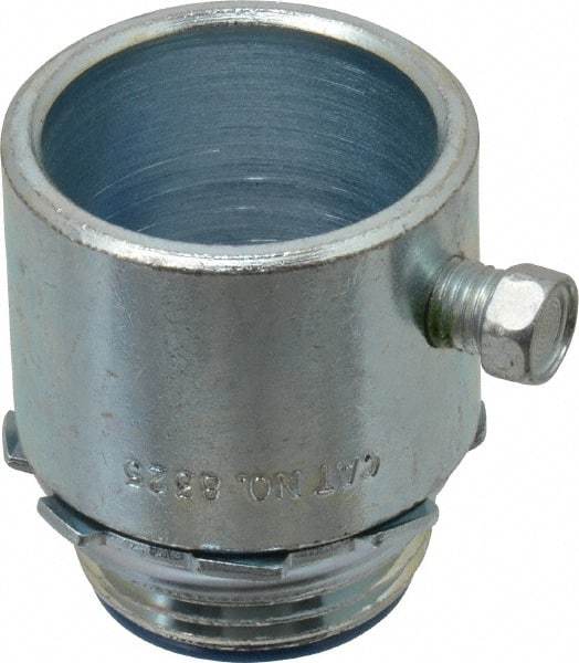 Thomas & Betts - 1" Trade, Steel Set Screw Straight Rigid/Intermediate (IMC) Conduit Connector - Insulated - Caliber Tooling