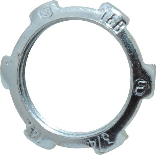 Thomas & Betts - 3/4" Trade, Steel Threaded Rigid/Intermediate (IMC) Conduit Locknut - Noninsulated - Caliber Tooling