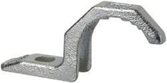 Thomas & Betts - 1-1/2" Pipe, Steel, Hot Dipped Galvanized" Pipe or Conduit Strap - 3/8" Bolt, 1 Mounting Hole - Caliber Tooling